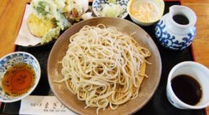 そばの里まぎの　栃木県茂木町にある蕎麦が食べられるお店　伍竹庵のざるを使用している
