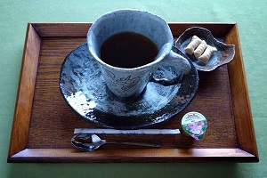 野上カフェ　母ん母親父のカフェメニュー　ブレンドコーヒー　栃木県佐野市