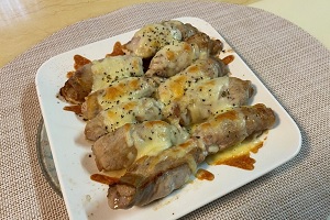 湘南ポモロン　トマトの肉巻き　青空レストラン　レシピ
