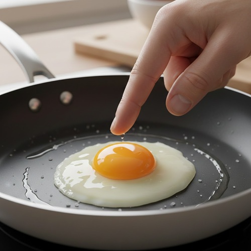 目玉焼きの黄身を真ん中にする裏ワザ！白身を分けるのは面倒？キューピー公式の「指10秒」が最強か！？